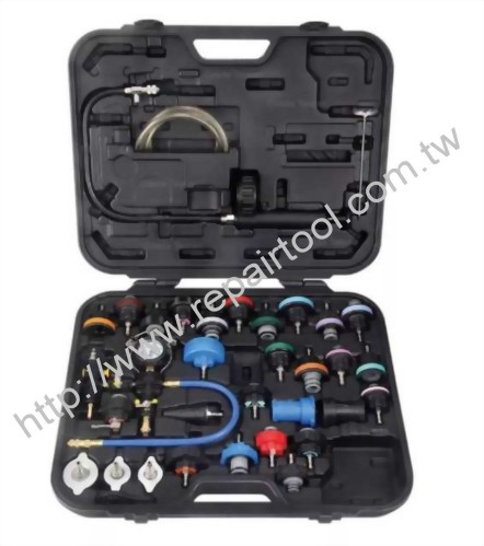 Cooling System Leaking Tester and Vacuum-Type Coolant Refilling Kit