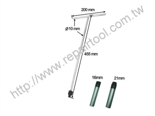 SPARK PLUG TORQUE LIMITED SOCKET WITH T-HANDLE 16.21 MM