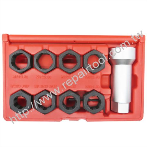 Twist Axle Spindle Rethreading Set (9 Pcs)