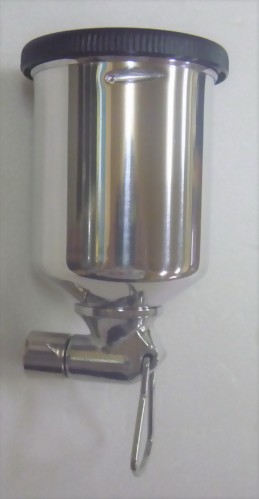 200CC Side Type Cup w/Stand Aluminum Body and Plastic Lid