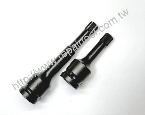 1/2" Dr. Extra Thin Impact Bit Socket M12x115L