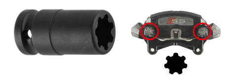 1/2" Dr. Caliper Socket 7-Point 22mm x 48L