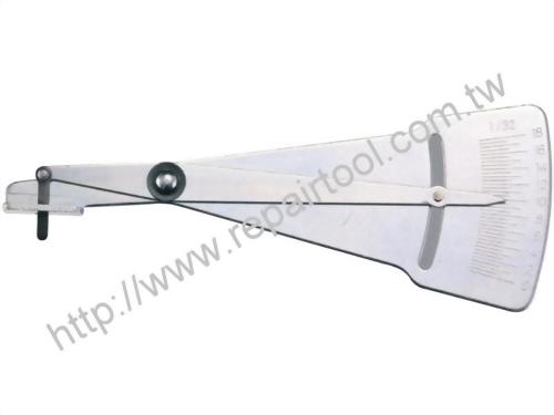 Tire Tread And Brake Lining Gauge