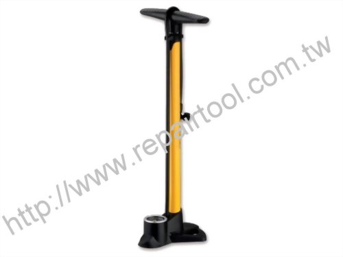 Steel Floor Pump w/ Base Mounted Gauge
