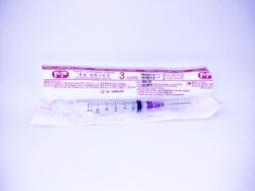 普惠3cc注射筒