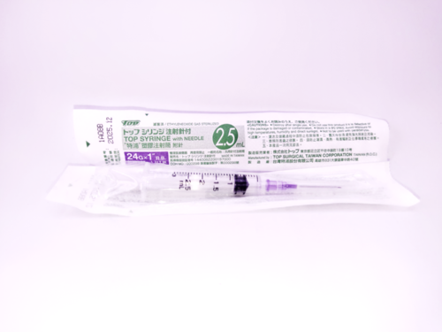 TOP2.5cc注射筒*24g