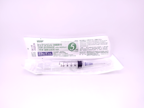TOP5cc注射筒*23g