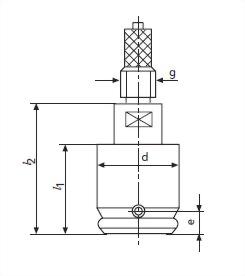 指示型塞規(標準型)測頭：844Dk