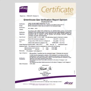 ISO 14064-1:2018 Greenhouse Gas Verification