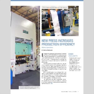 Priceless News - New Press Increases Production Efficiency Priceless News - New Press Increases Production Efficiency