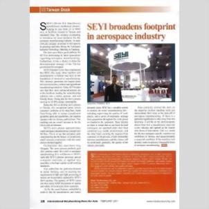 International Metalworking News for Asia - SEYI broadens footprint in aerospace industry International Metalworking News for Asia - SEYI broadens footprint in aerospace industry