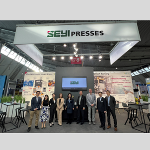 协易欧洲参加德国斯图加特Blechexpo 2023 第16届欧洲国际金属加工展并成功举办伺服冲床热冲压研讨会 协易欧洲参加德国斯图加特Blechexpo 2023 第16届欧洲国际金属加工展并成功举办伺服冲床热冲压研讨会