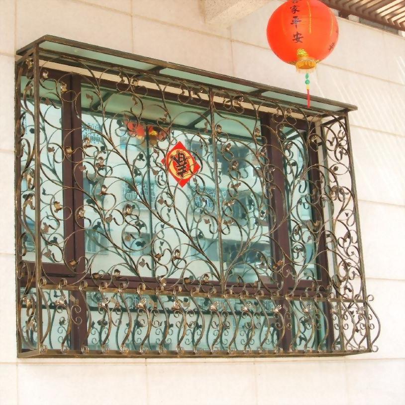 防盜窗_鍛造海馬