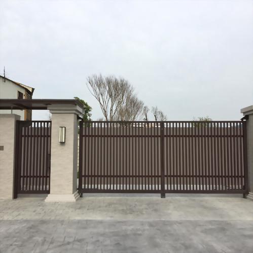 隔柵型雙開電動大門