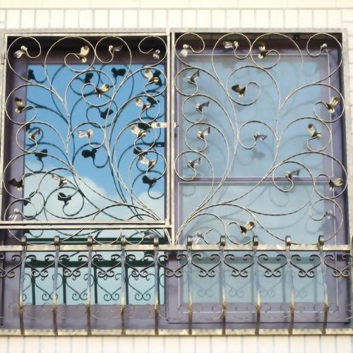 防盜窗_鍛造海馬