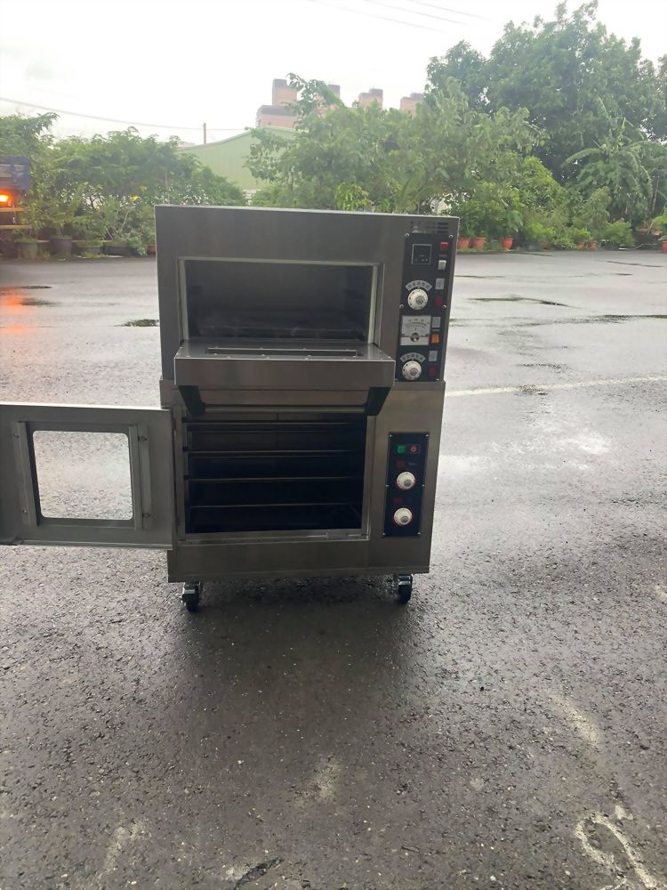 一層半盤烤箱加下層發酵箱