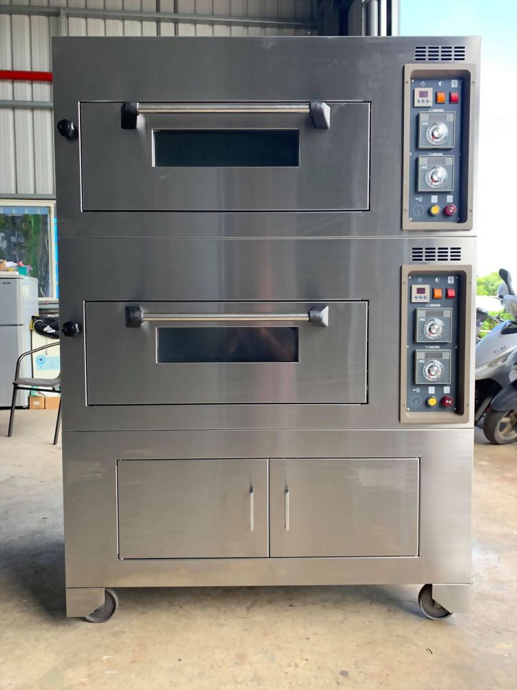 二層四盤烤箱加下層置物箱