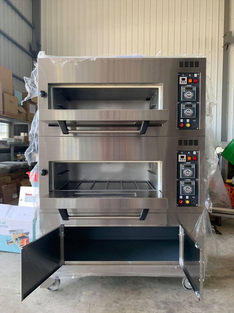 二層四盤烤箱加下層置物箱