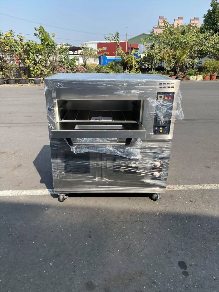 一層二盤烤箱加下層發酵箱