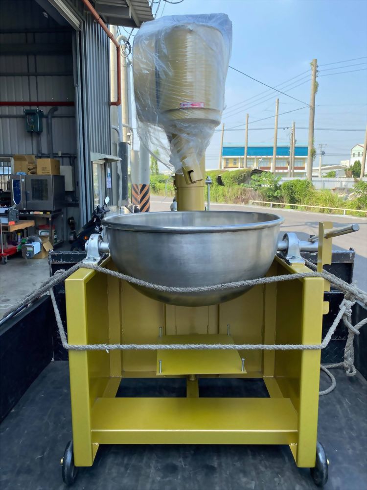 豆餡機炒食機2尺傾倒式