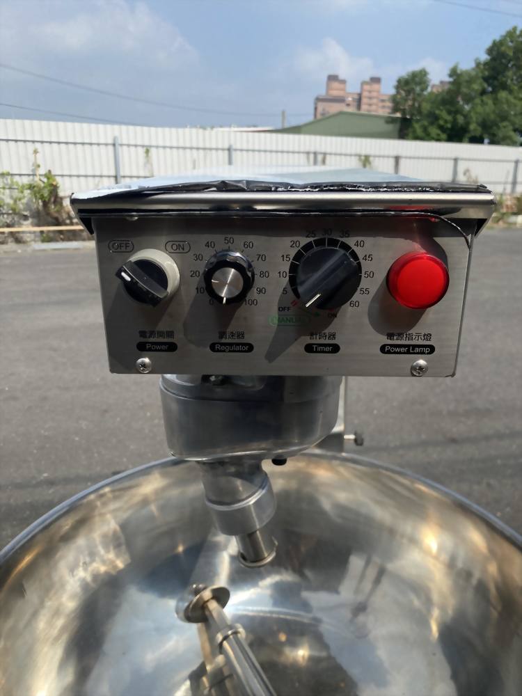 白鐵桌上型抬頭式炒食機30公升