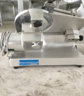 中古日本製渡邊桌上型凍肉切肉機250