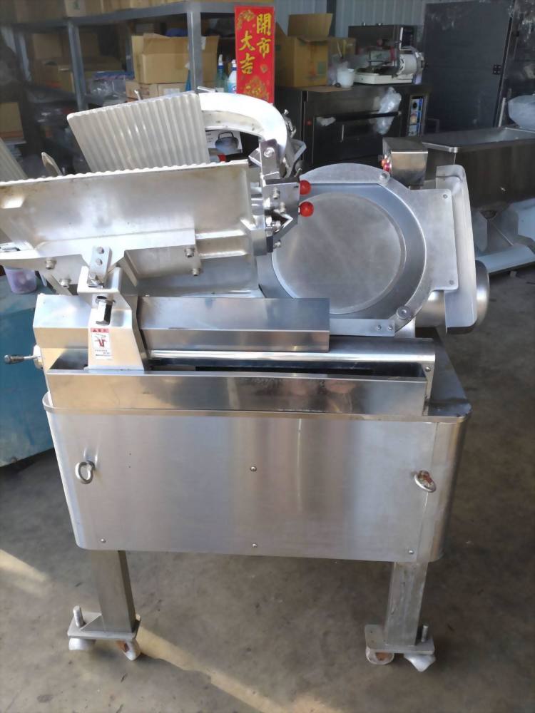 中古日本製落地型南常凍肉切肉機410