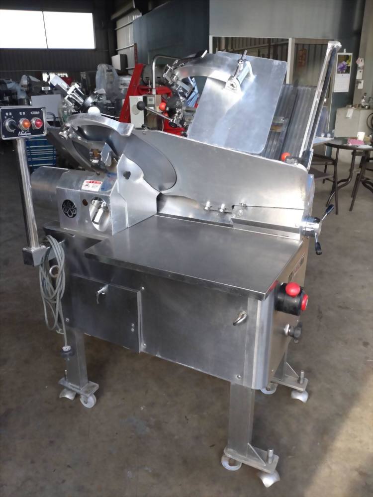 中古日本製落地型南常凍肉切肉機410