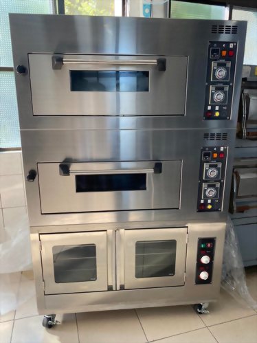 二層四盤烤箱加下層發酵箱