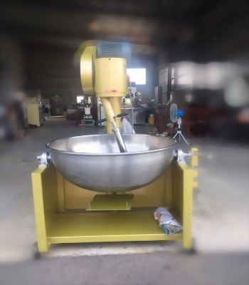 豆餡機炒食機2尺8傾倒式