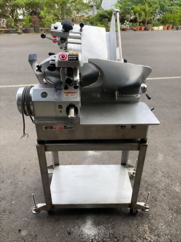 中古日本製南常桌上型凍肉切肉機280