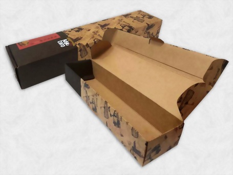 一體成形掀蓋盒