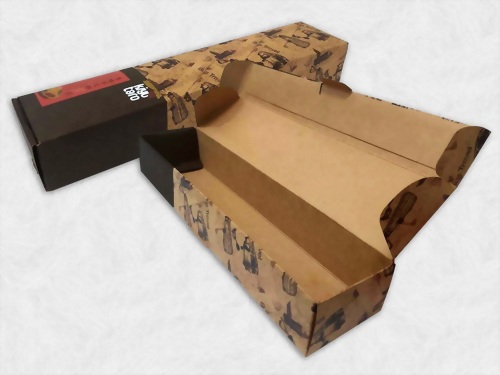 一體成形掀蓋盒