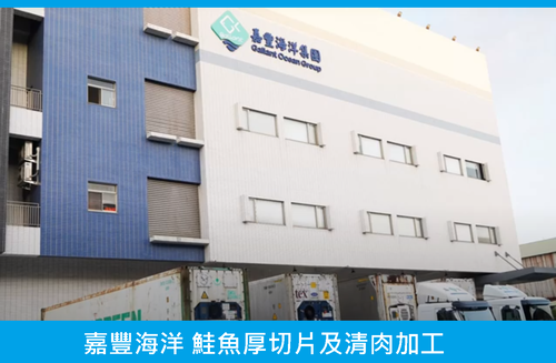 嘉豐海洋 鮭魚厚切片及清肉加工