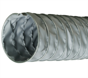 外夾式矽膠玻布伸縮風管 (250 度)