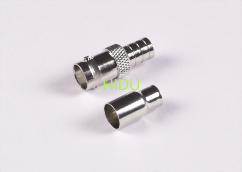 BNC female crimp type two-pieces type
