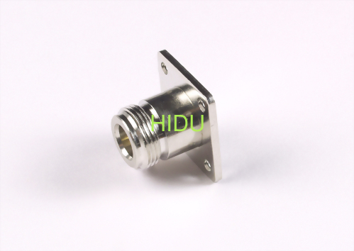 N female square flange (slotted contact)