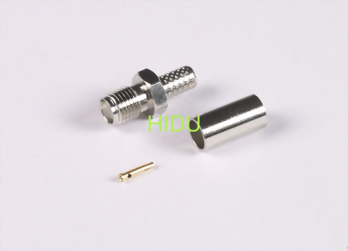 SMA female crimp