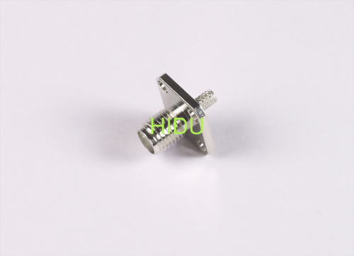 SMA female straight 4 hole flange