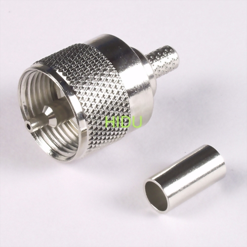 UHF male crimp