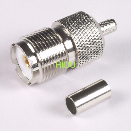 UHF female crimp