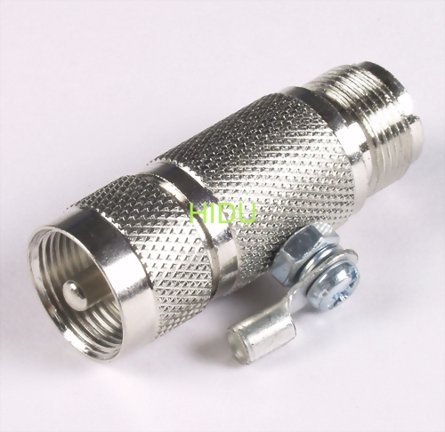 UHF male to female adaptor