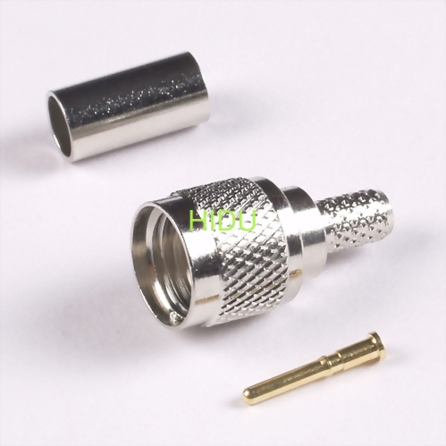 Mini UHF male crimp
