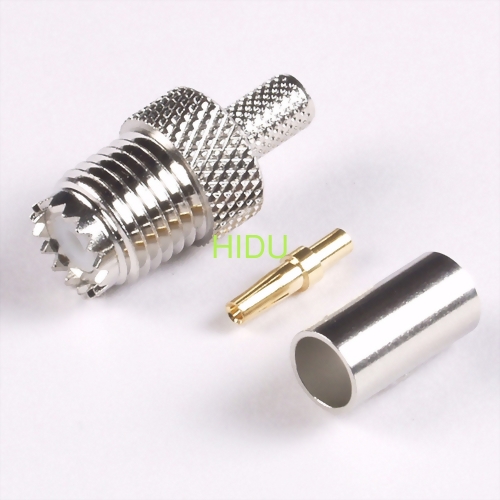 Mini UHF female crimp