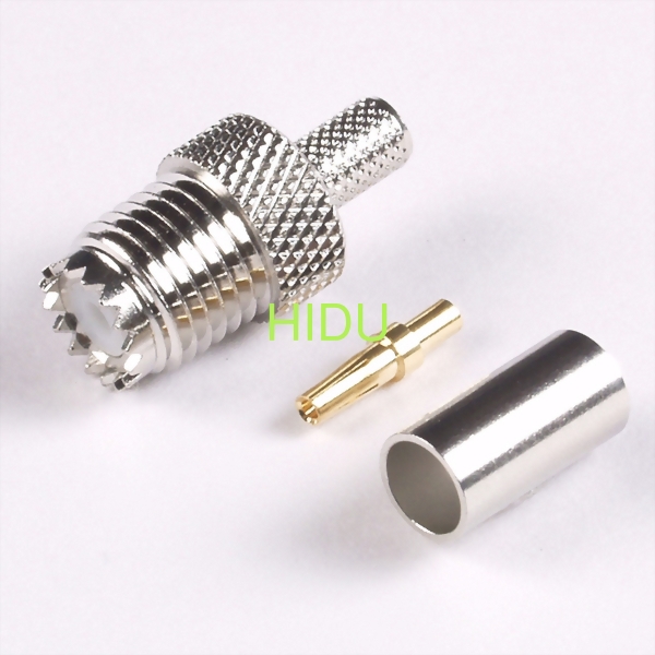 Mini UHF female crimp