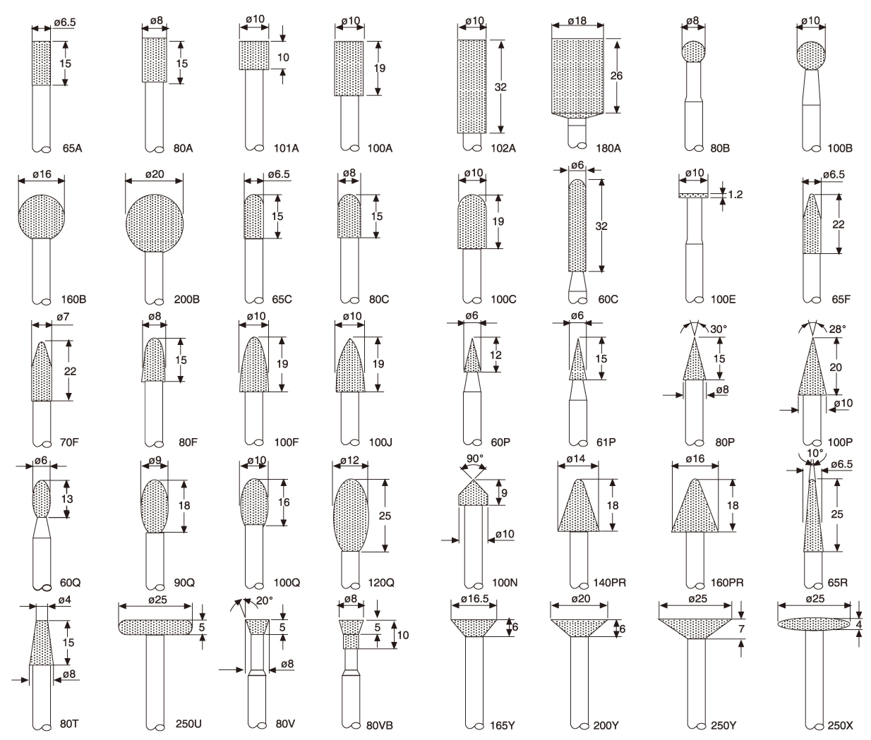 BC Diamond Mounted Points