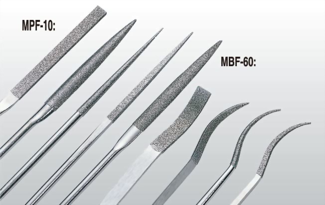 鑽石機械銼刀MPF-10、MBF-60