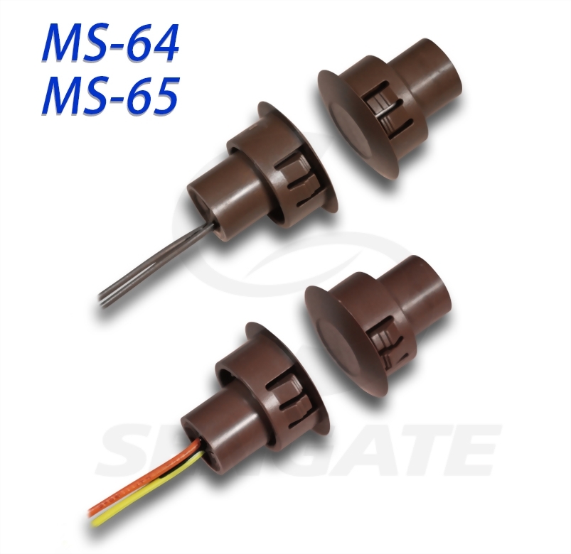 Ø19 MS-64 (二線) / MS-65 (四線)埋入型磁簧開關 - 環進企業股份有限公司