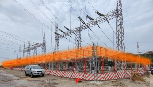 161KV UHV substation anti-shock infrared electronic fence