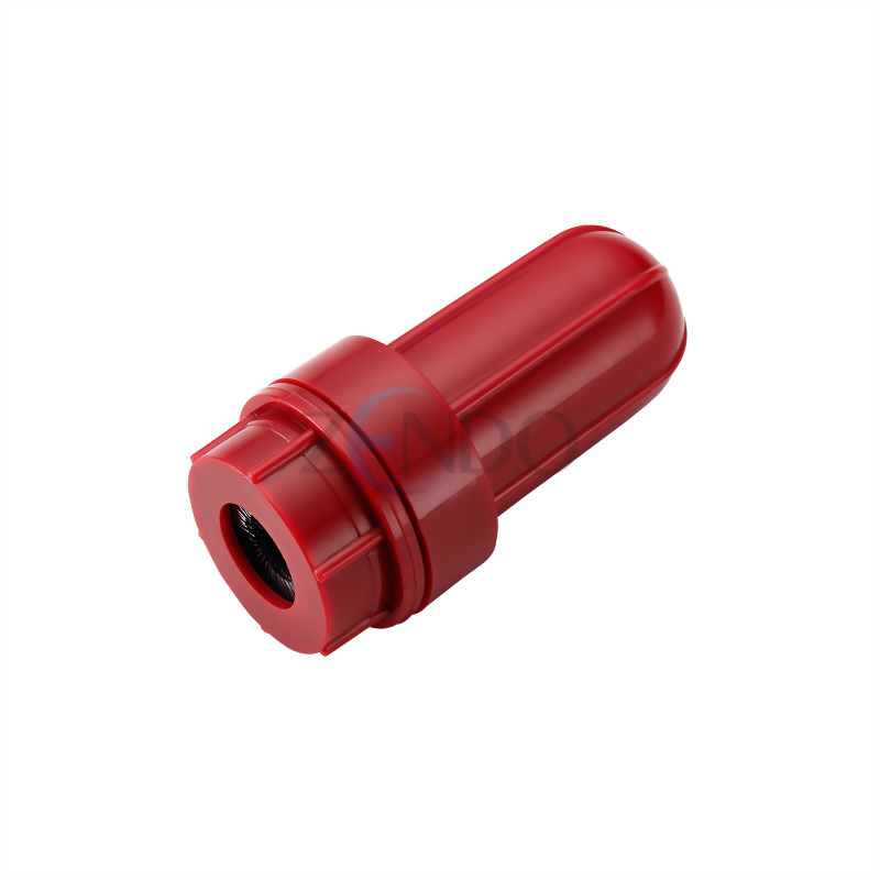 Battery post and terminal cleaner-Red Plastic case JHC203R